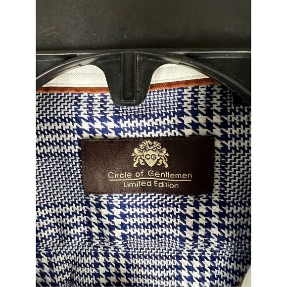 Circle of Gentlemen Limited Edition Mens Button Up Shirt Size 16.5 - Picture 2 of 4